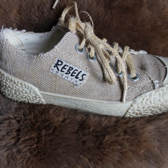 Rebels Country Women's Tan Jute Up Lace Sneaker - Picture 2 of 11